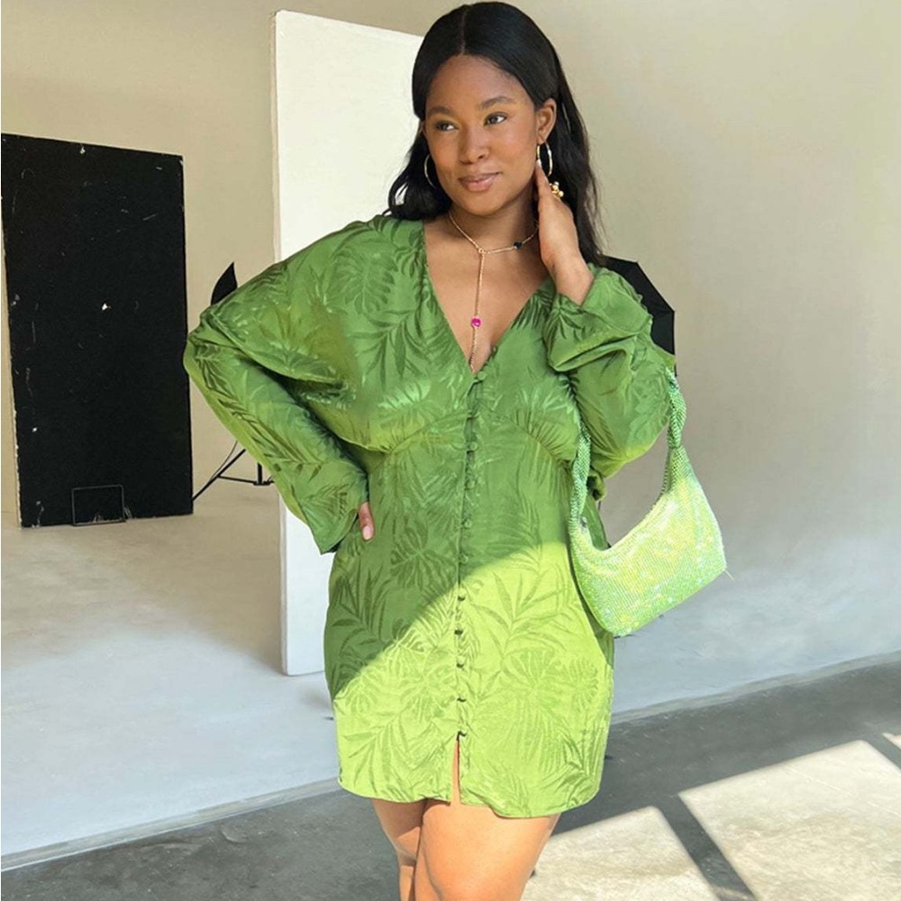 Never Fully Dressed Olive Green Blouse